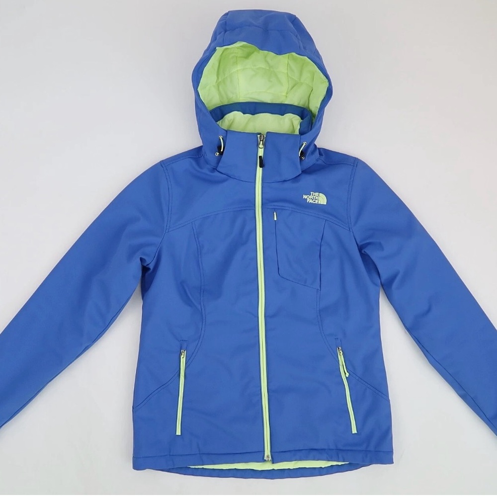 The North Face Apex Elevation Jacket in Blue & Light Yellow/Lime Green Interior